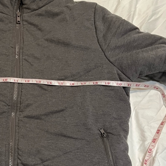 Three dots brand Gray Zip-Up Jacket - Picture 2 of 4